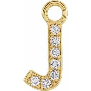 Diamond Letter Charm - Nashelle