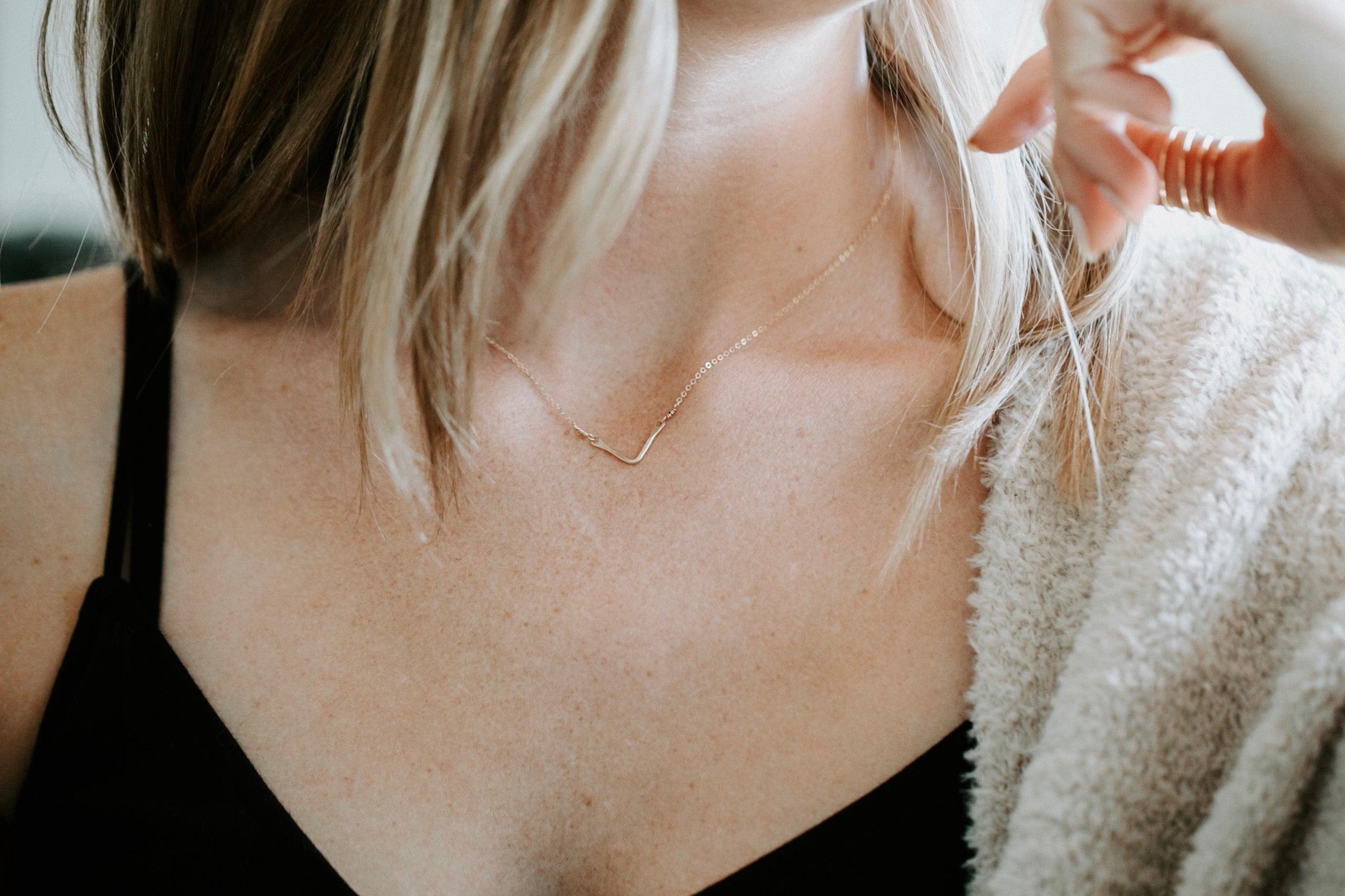 Chevron Necklace - Nashelle