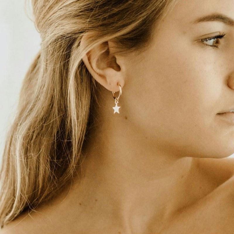 HARLOW Drop Star Earrings - Nashelle