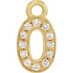 Diamond Number Charm - Nashelle