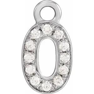 Diamond Number Charm - Nashelle