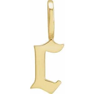 Gothic Letter Charm - Nashelle