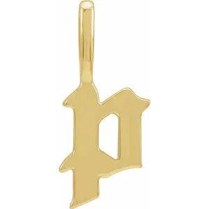 Gothic Letter Charm - Nashelle