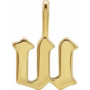 Gothic Letter Charm - Nashelle