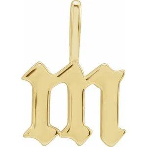Gothic Letter Charm - Nashelle