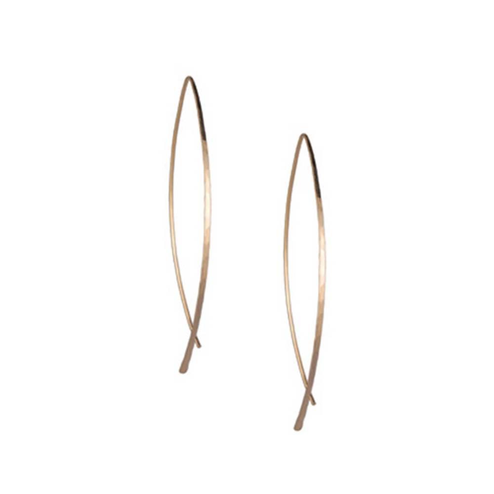 Arc Slide Thru Earrings - Nashelle