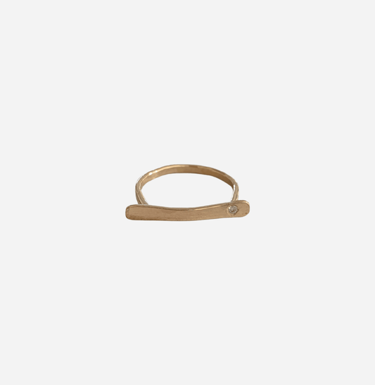 Diamond Bar Ring - Nashelle