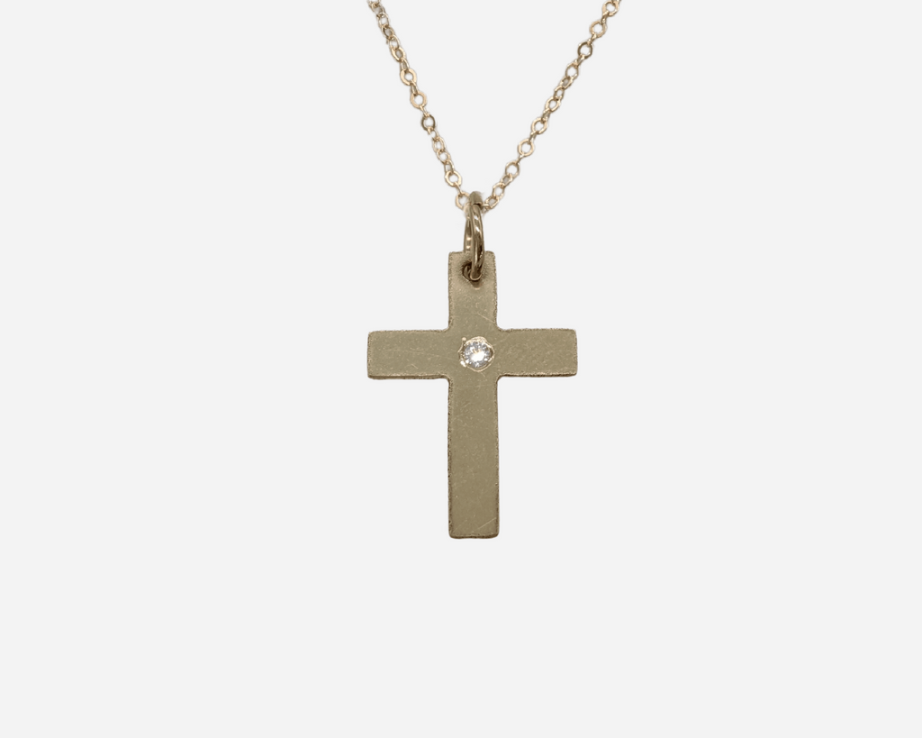 Diamond Cross Necklace - Nashelle