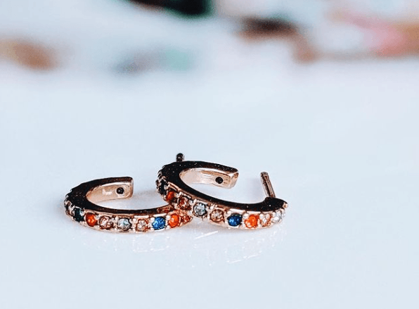 HARLOW Rainbow Huggie Earrings - Nashelle