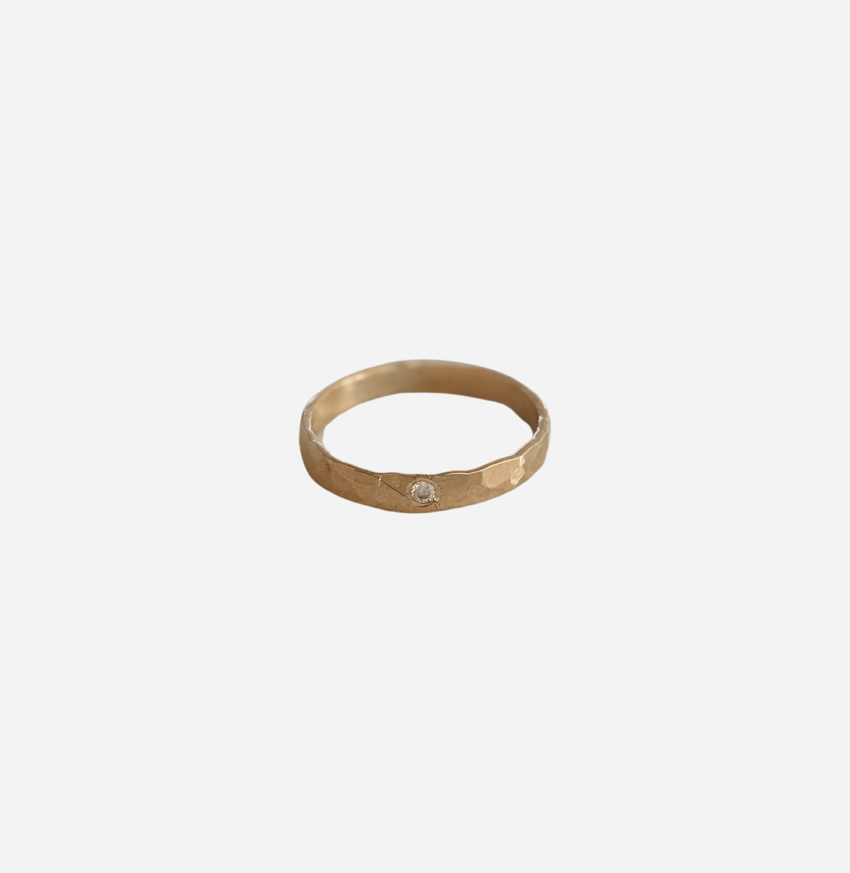 Coffee Ring with Diamond - Nashelle