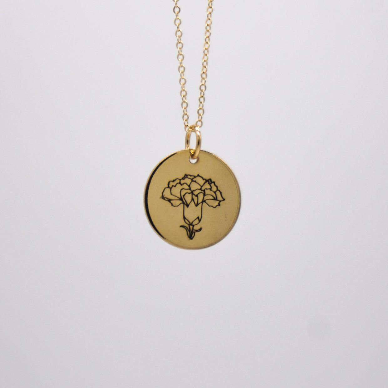 Birth Flower Necklace - Nashelle