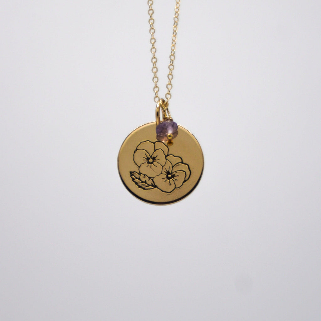 Birth Flower Necklace - Nashelle