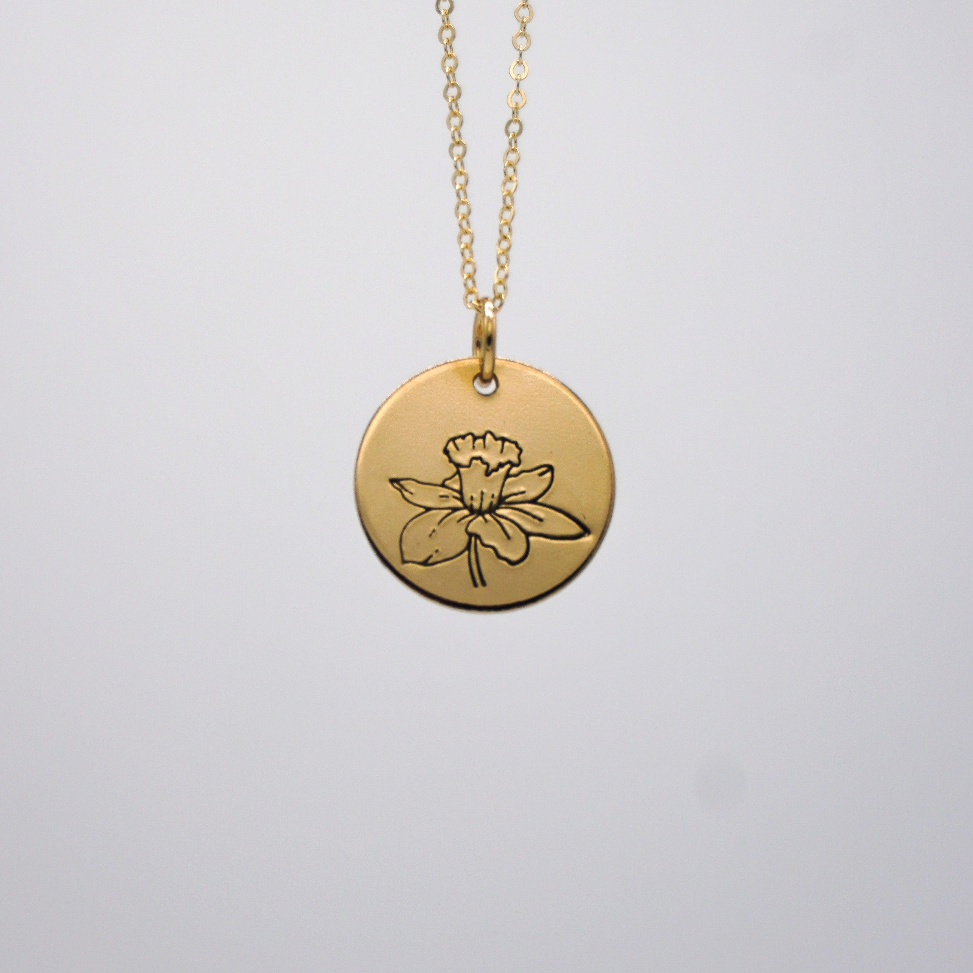 Birth Flower Necklace - Nashelle