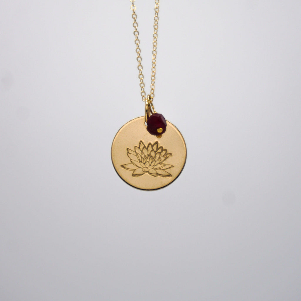 Birth Flower Necklace - Nashelle