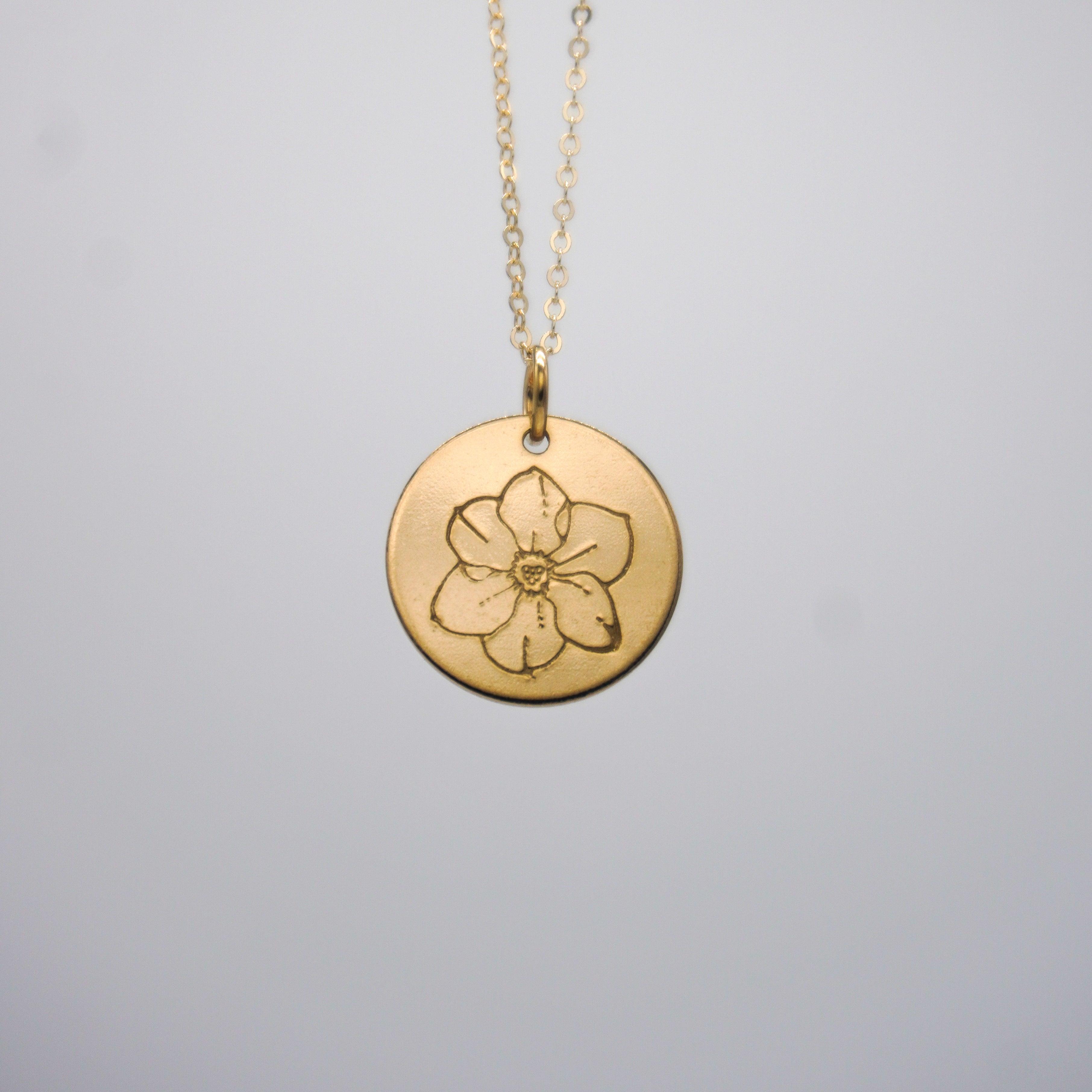 Birth Flower Necklace - Nashelle