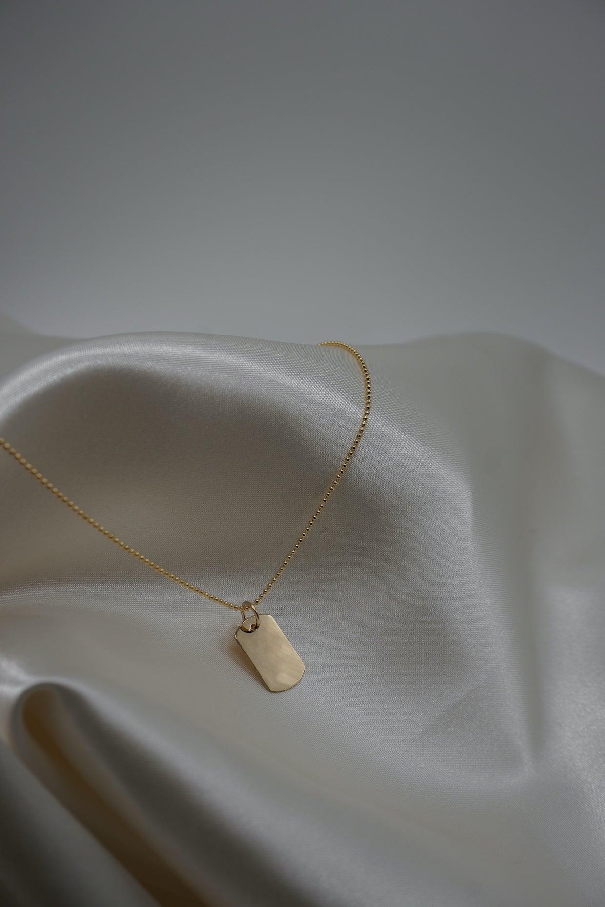 Tag Charm Necklace - Nashelle