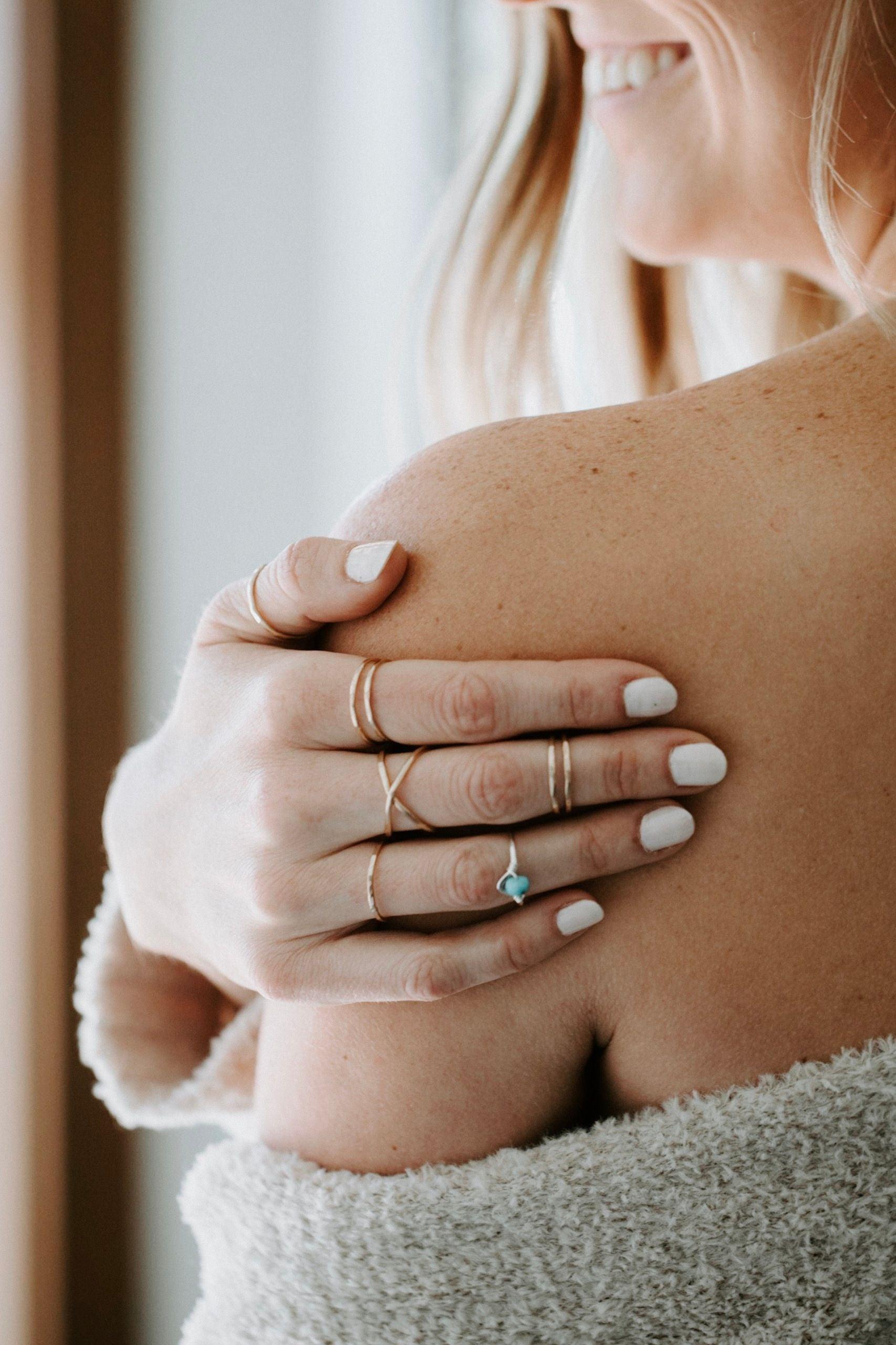 Stone Triangle Ring - Nashelle