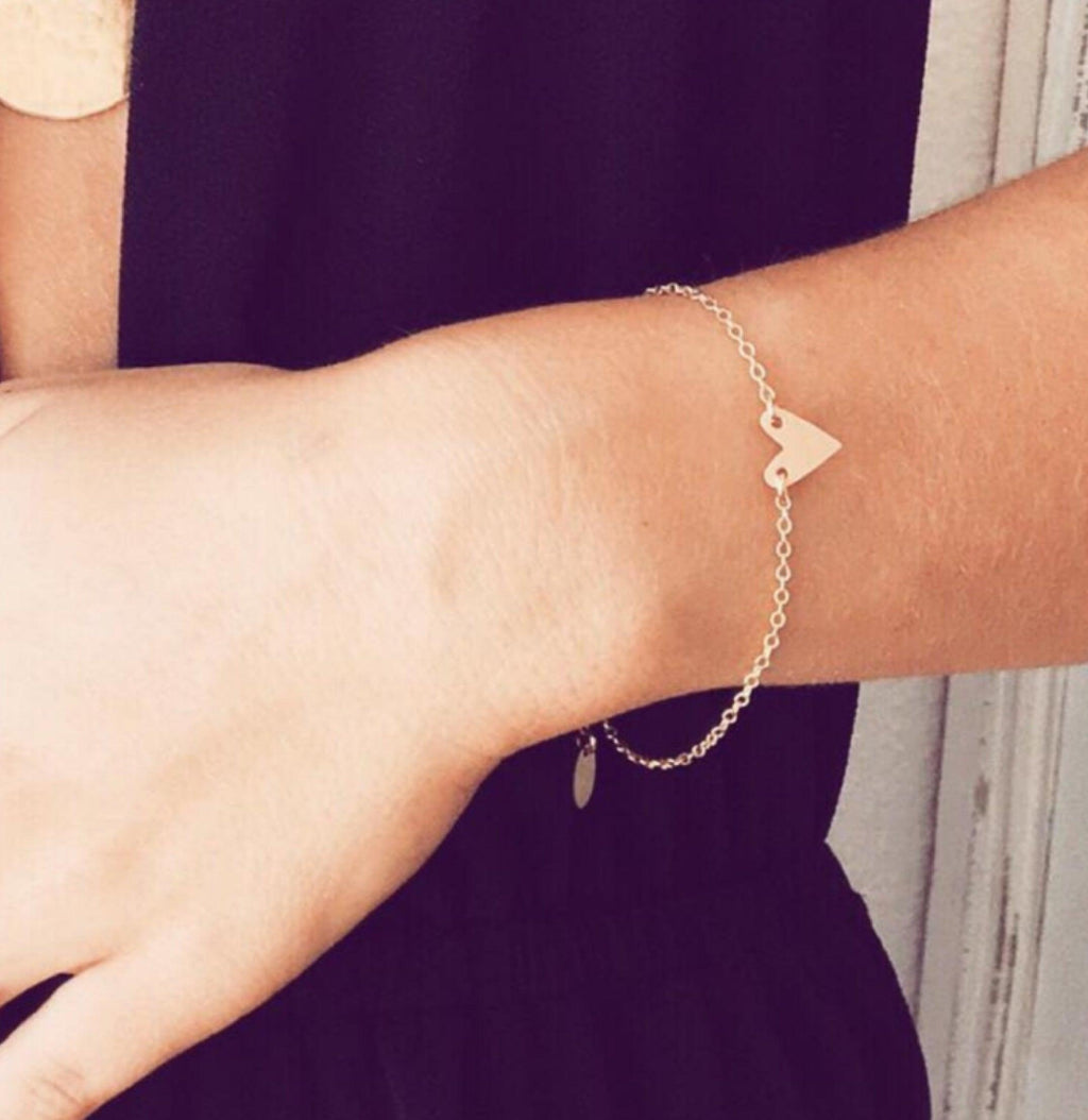 Heart Charm Bracelet - Nashelle