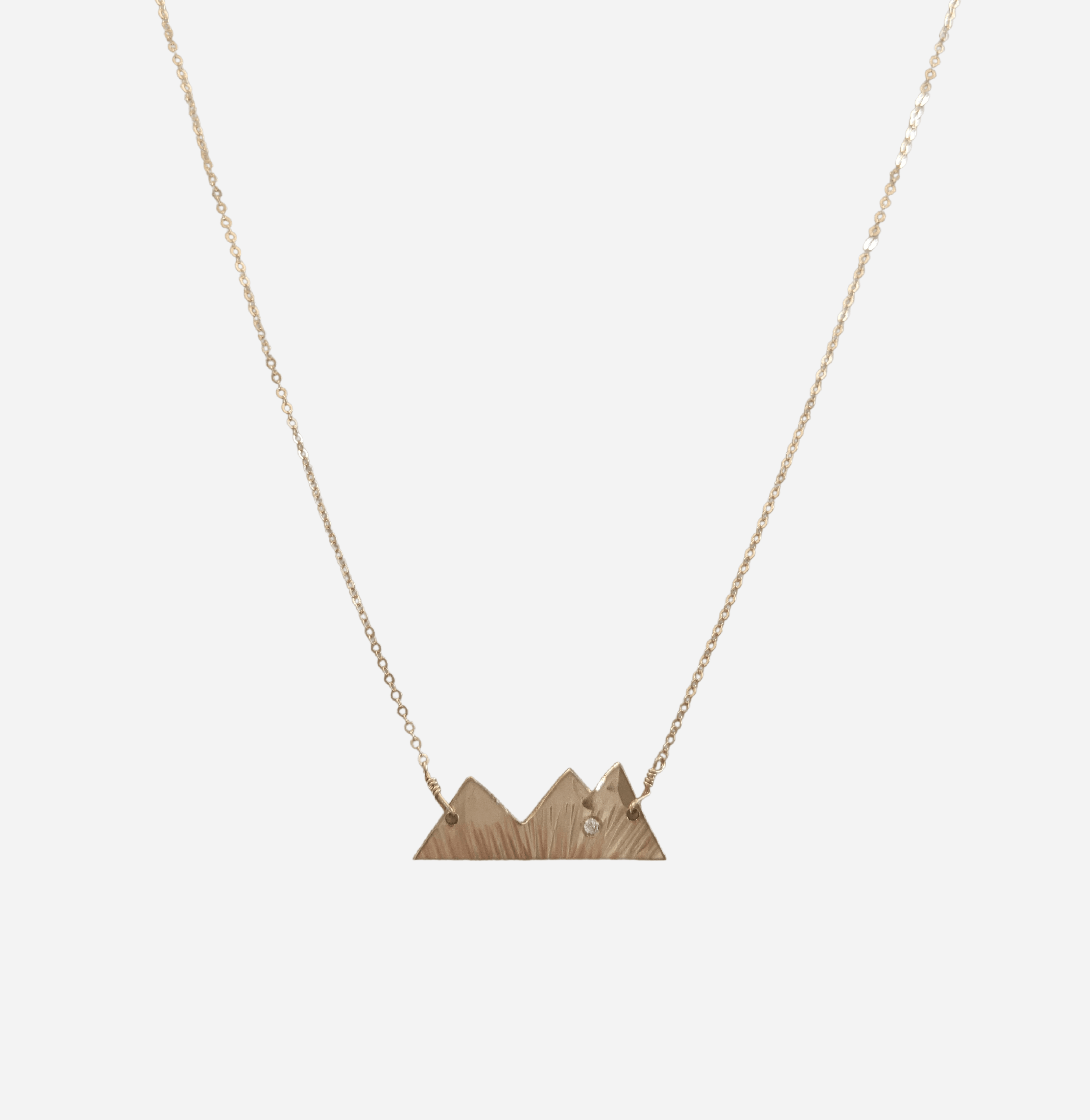 Mountain Necklace with Diamond - Nashelle