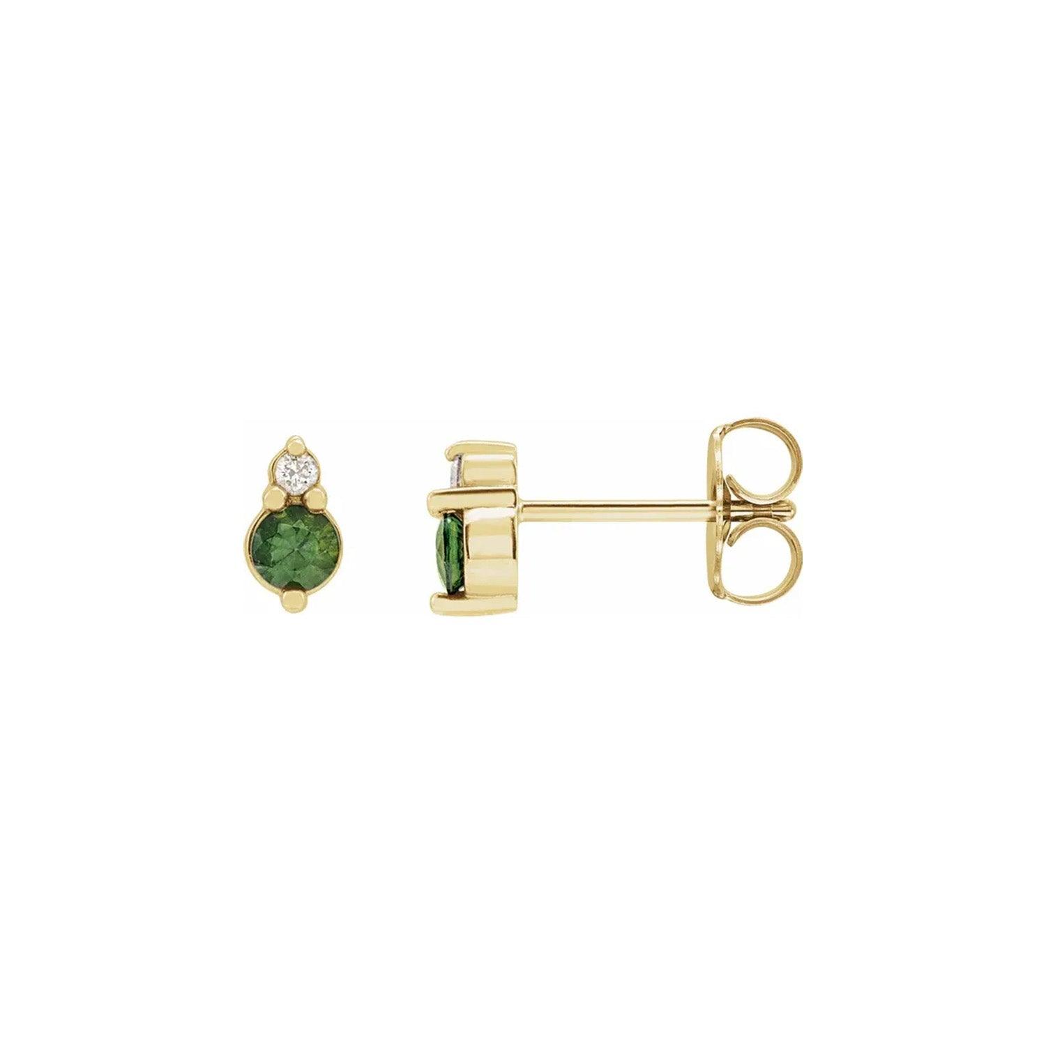 Diamond & Sapphire Studs - Nashelle
