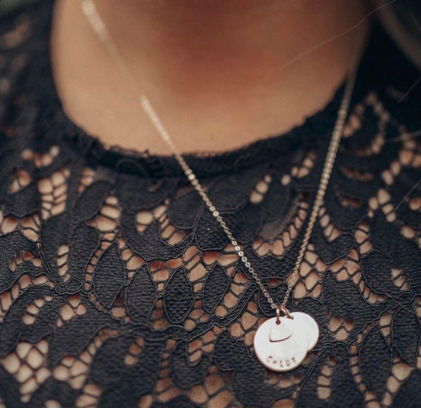 Name With Heart Necklace