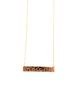 HARLOW Hammered Classic Bar Necklace