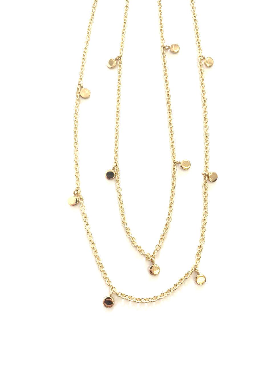 HARLOW Layered Shimmer Necklace - Nashelle
