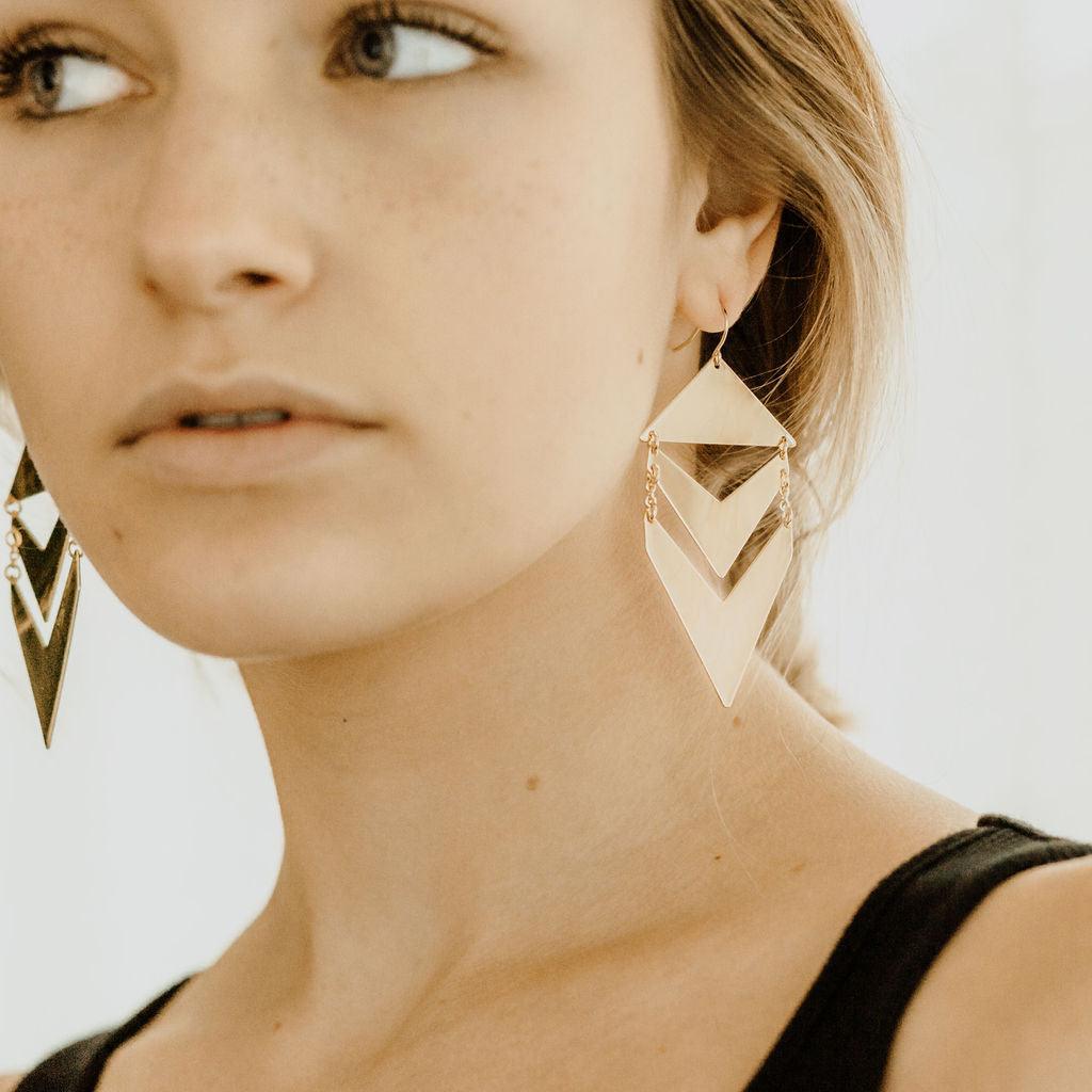 HARLOW Edge Earrings - Nashelle