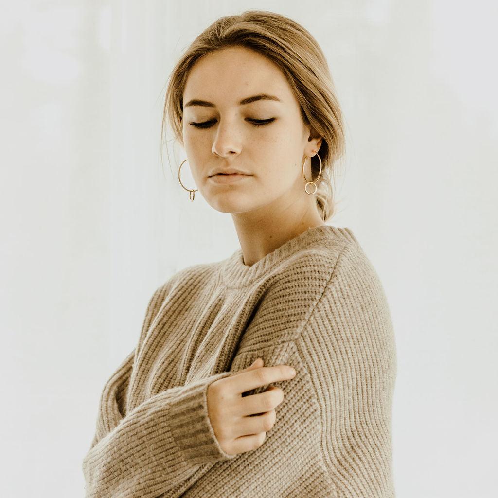 HARLOW Classic Hoop Drop Earrings - Nashelle