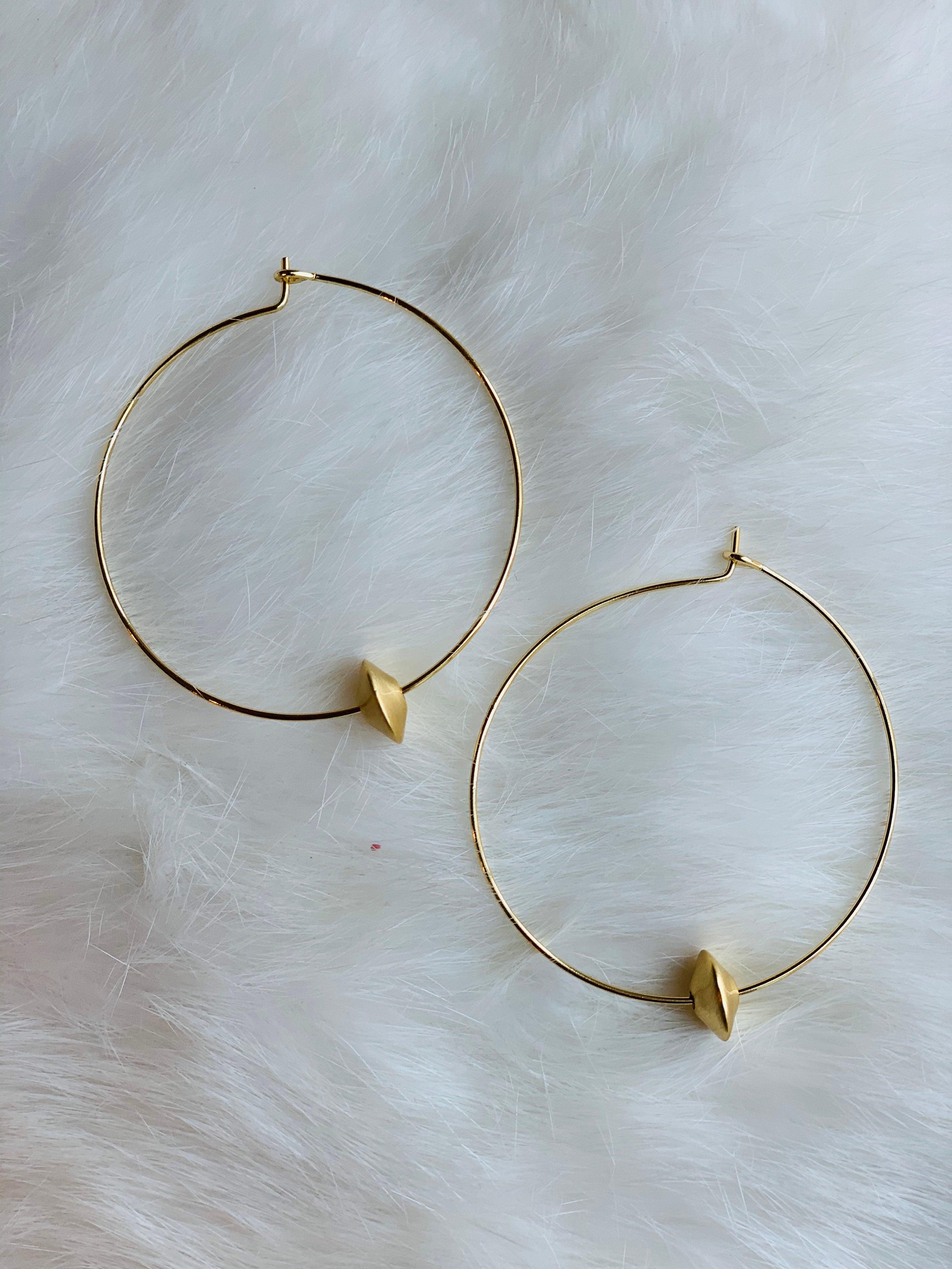HARLOW Bead Hoop Earring - Nashelle