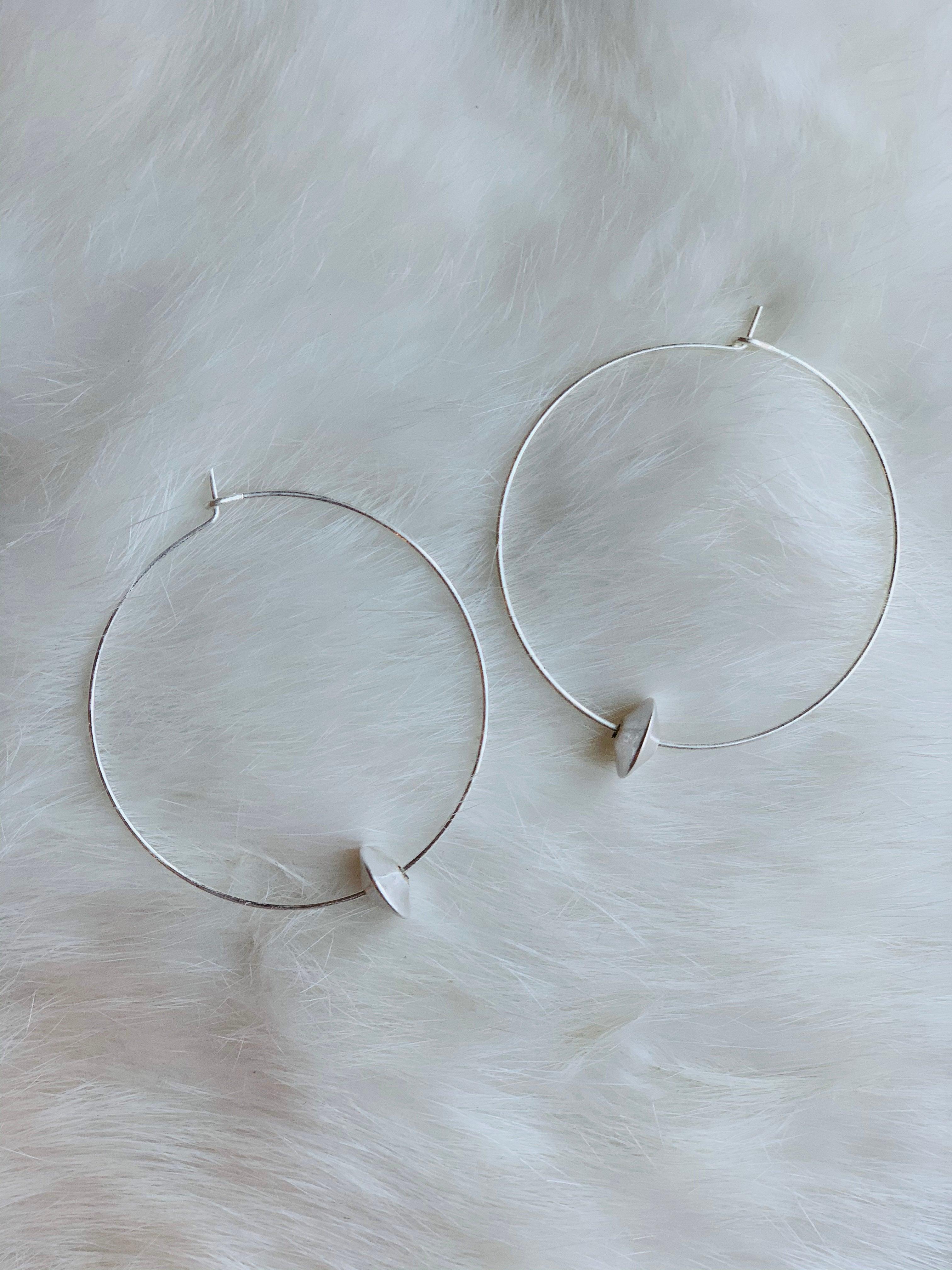 HARLOW Bead Hoop Earring - Nashelle