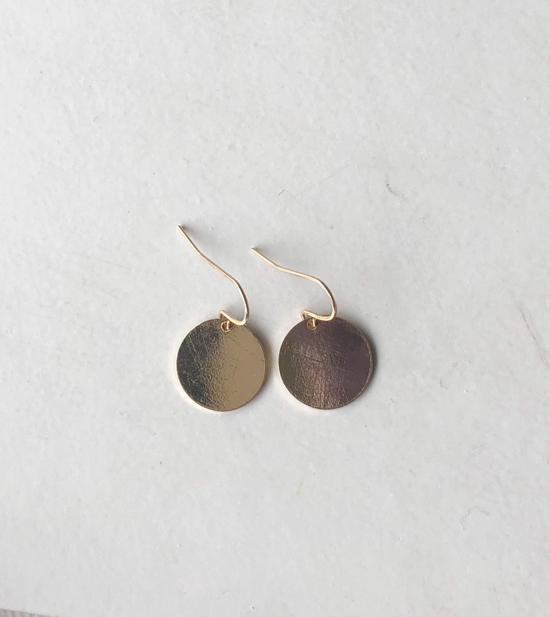 HARLOW Solid Circle Earrings - Nashelle