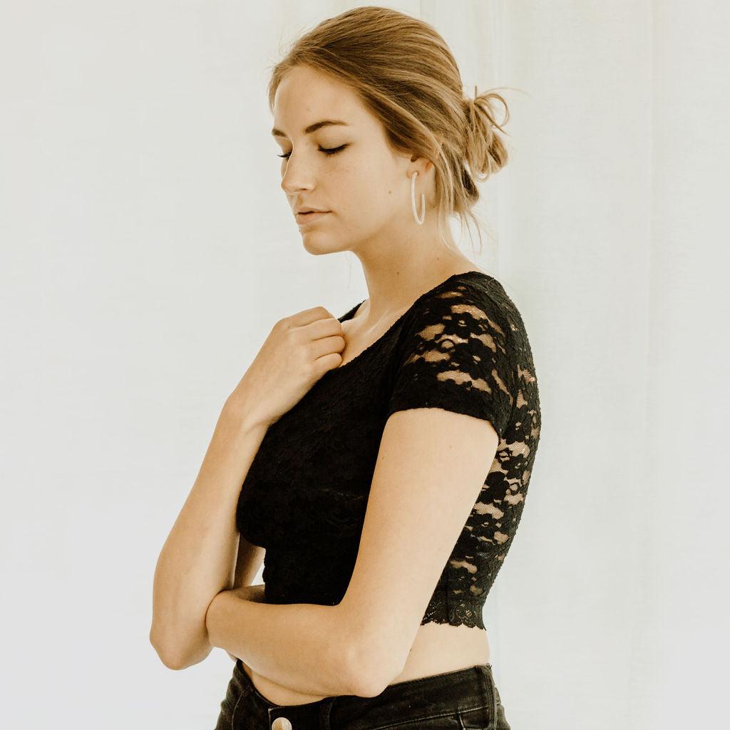 Harlow Resin Thin Hoop - Nashelle