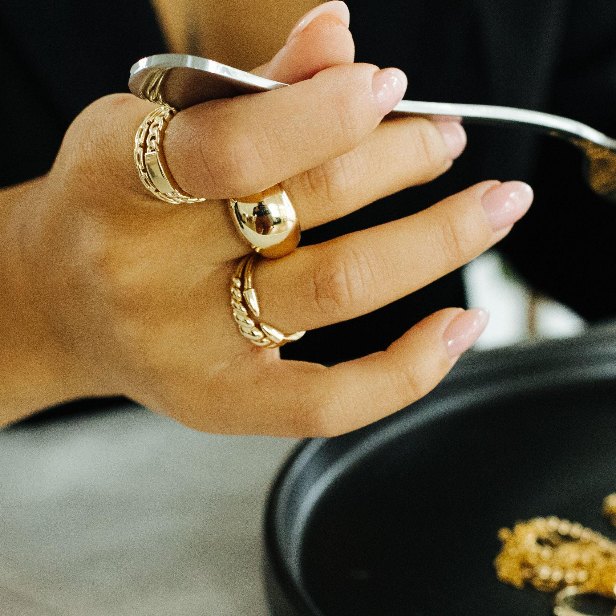 Double Spike Ring - Nashelle