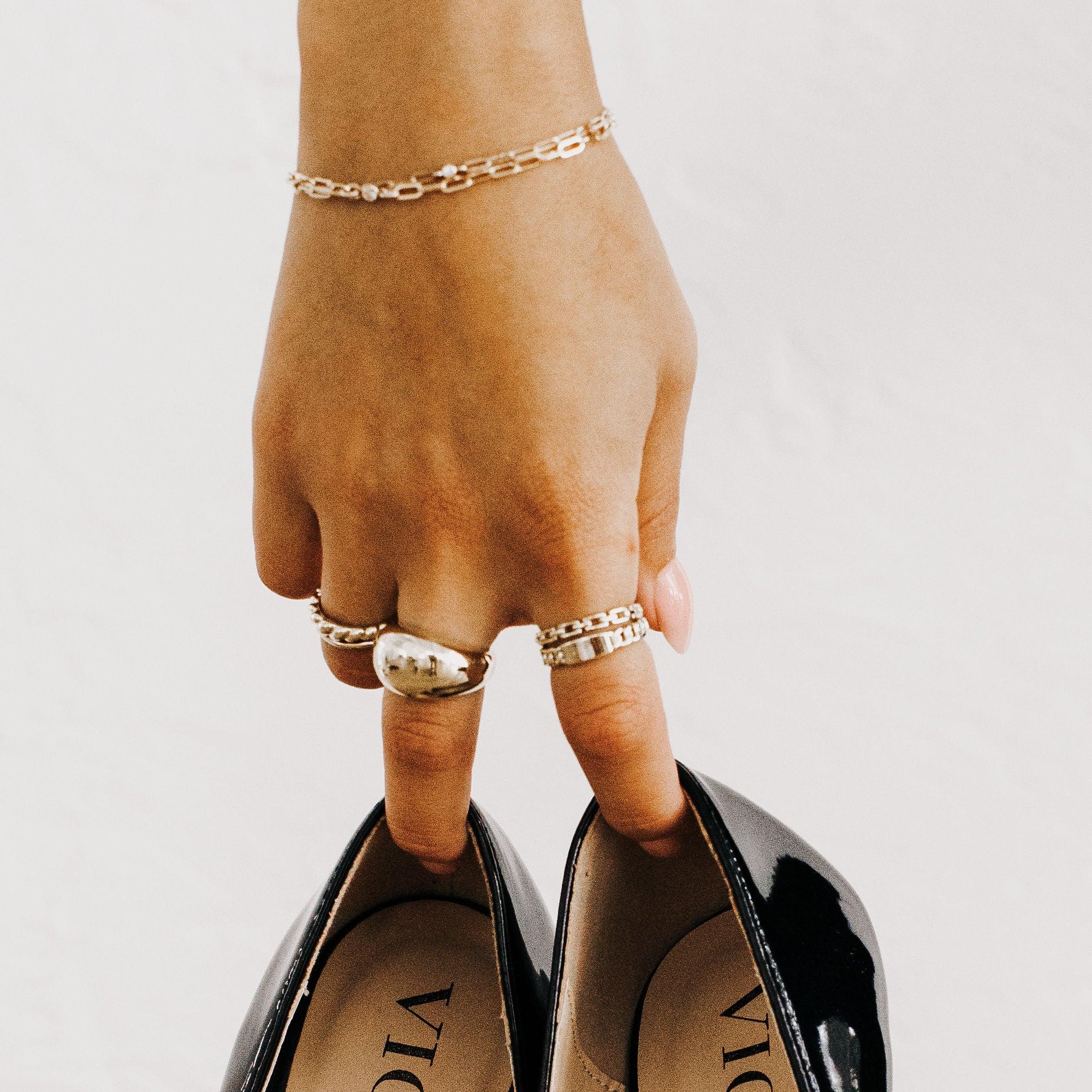 Chain Signet Ring - Nashelle