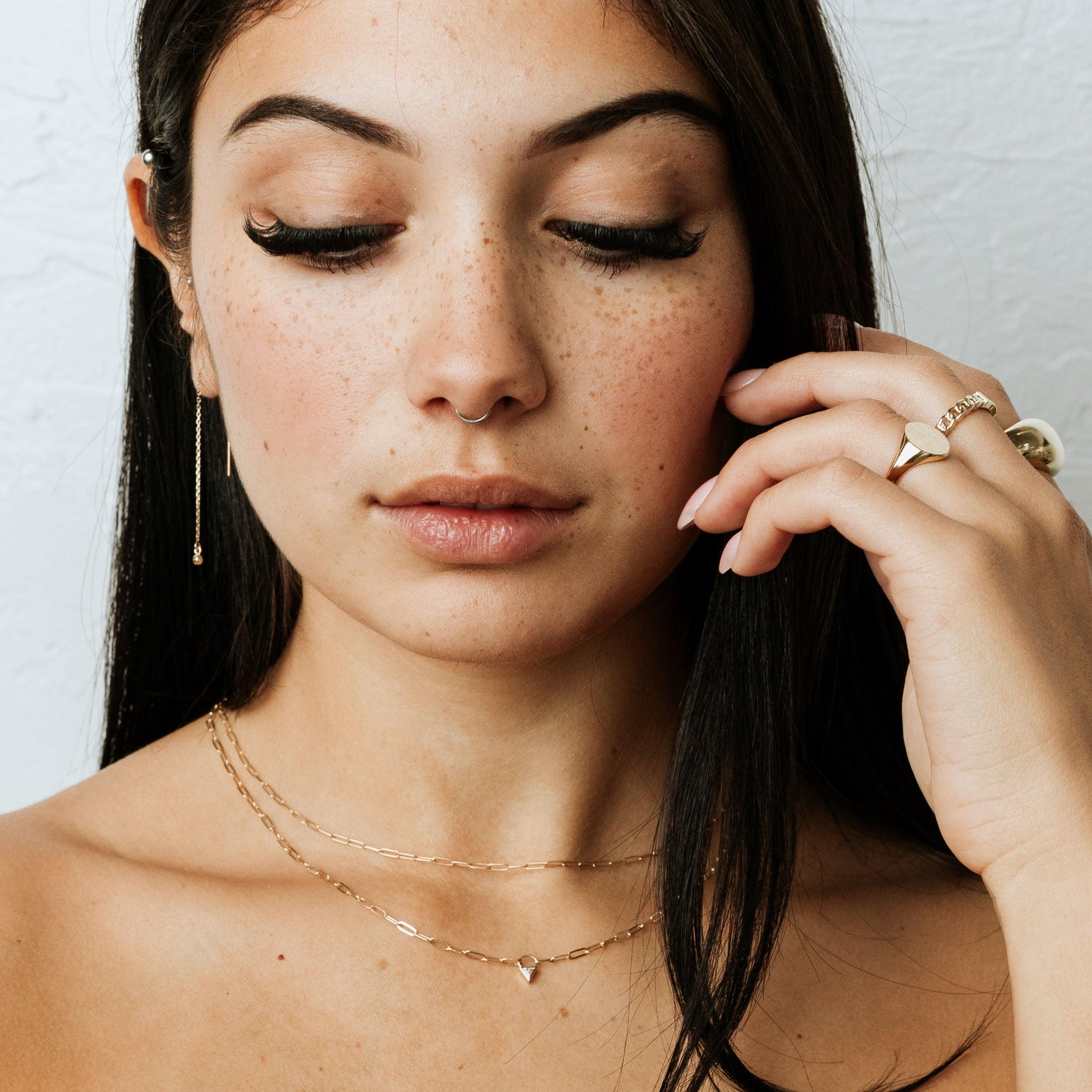 Diamond Triangle Necklace - Nashelle