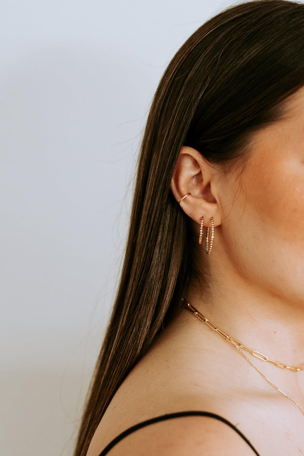 Muse Dot Hoop Earrings - Nashelle