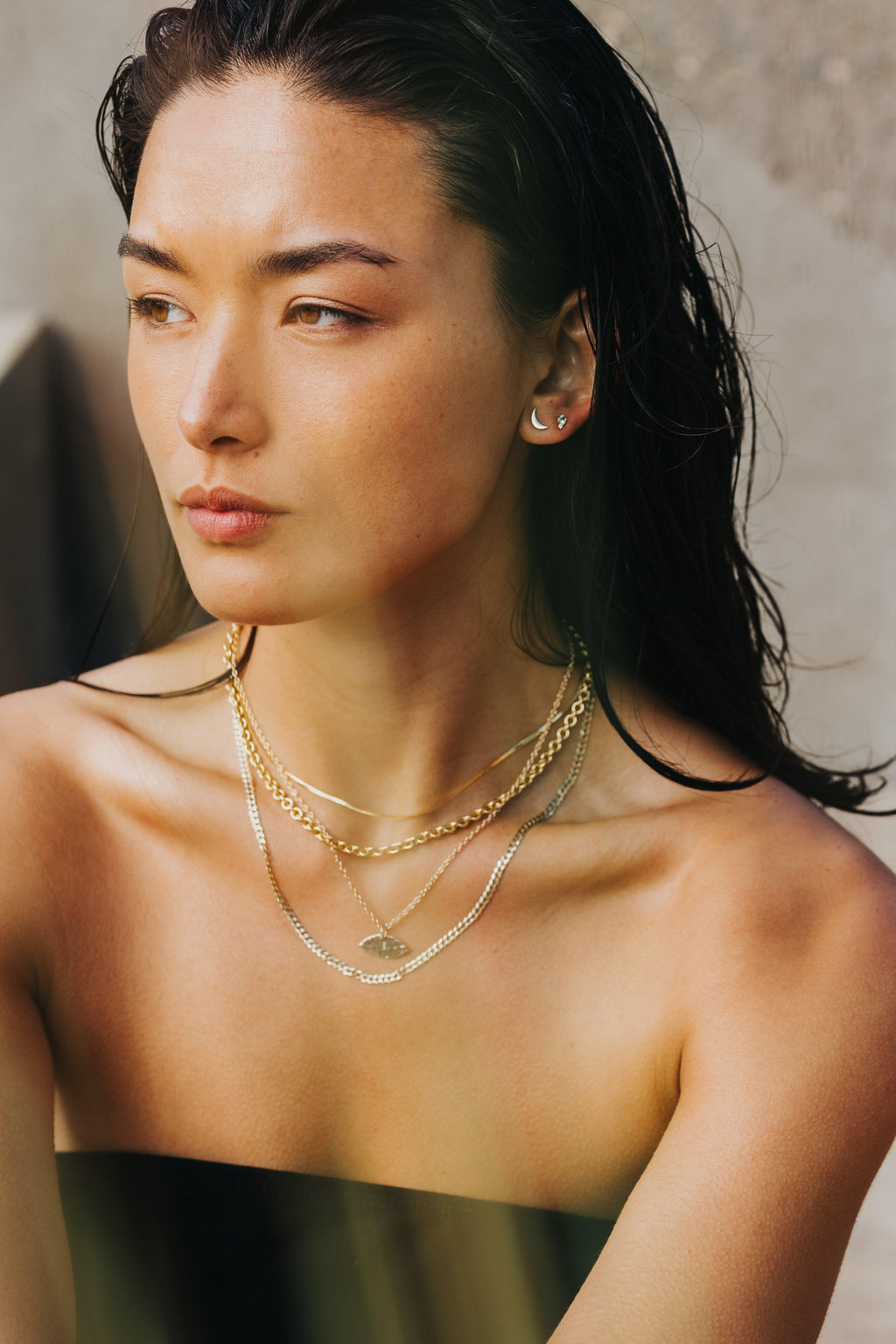 Diamond Eye Necklace - Nashelle