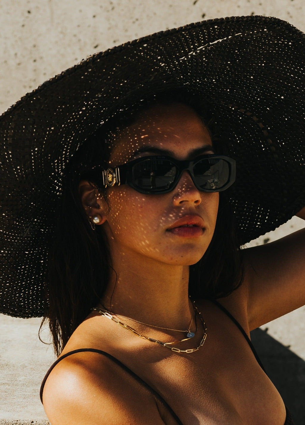 Champagne South Sea Pearl Studs - Nashelle