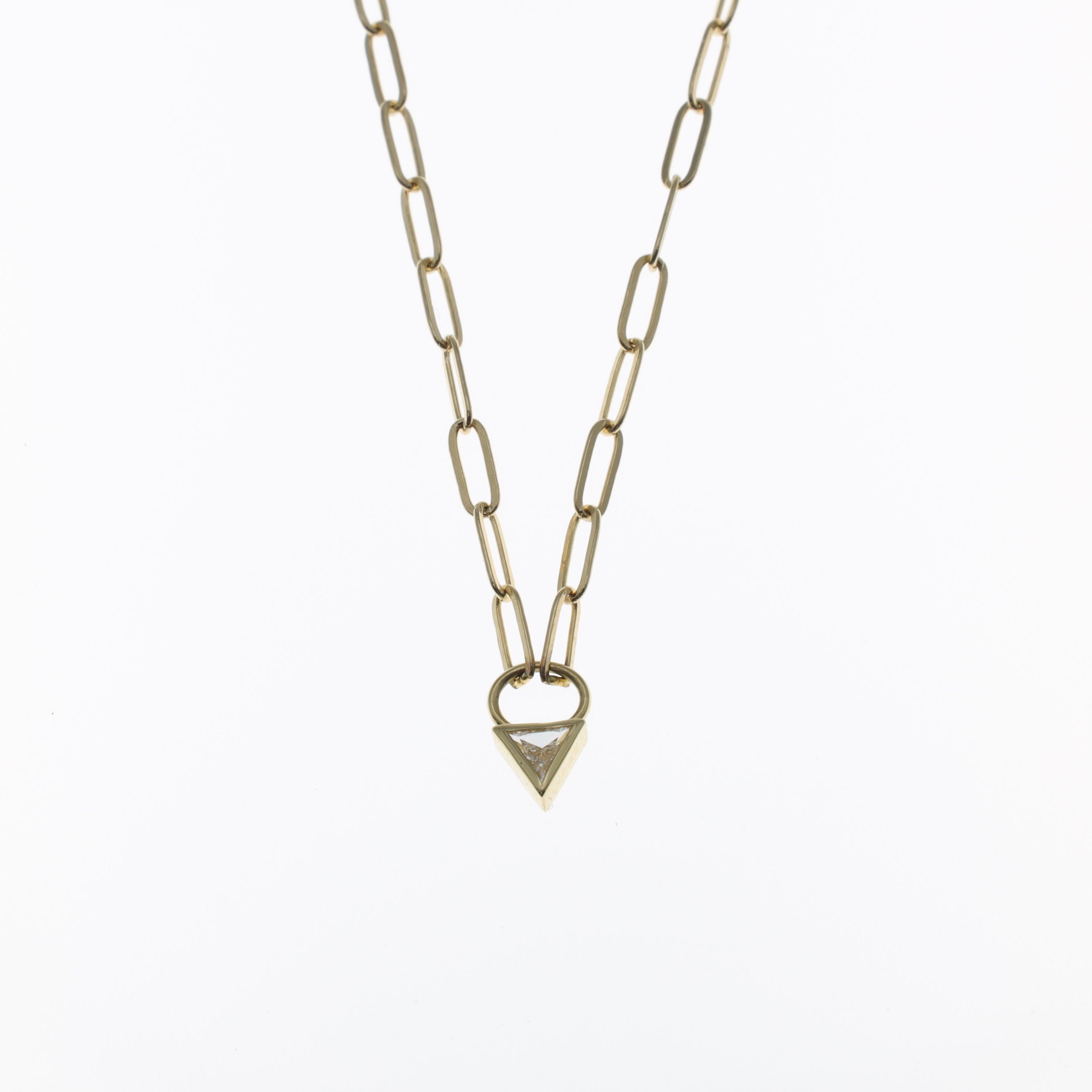 Diamond Triangle Necklace - Nashelle