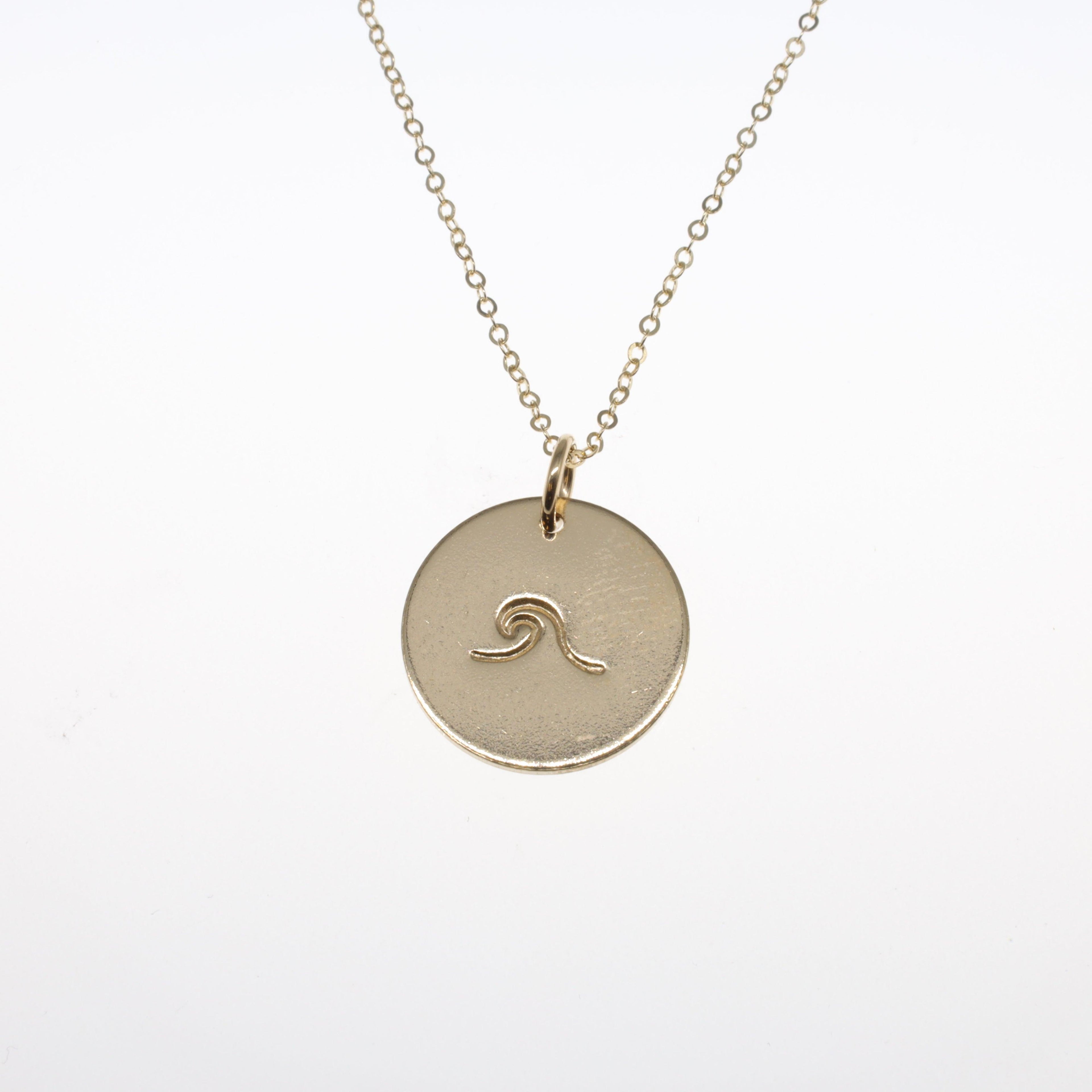 Classic Coin Wave Necklace - Nashelle