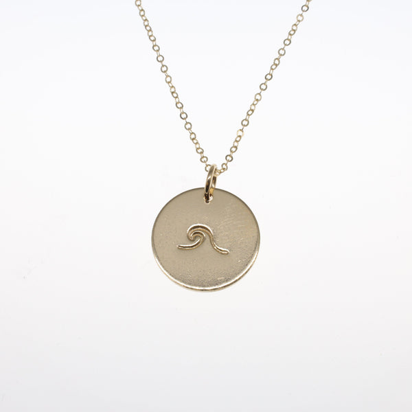 Classic Coin Wave Necklace - Nashelle