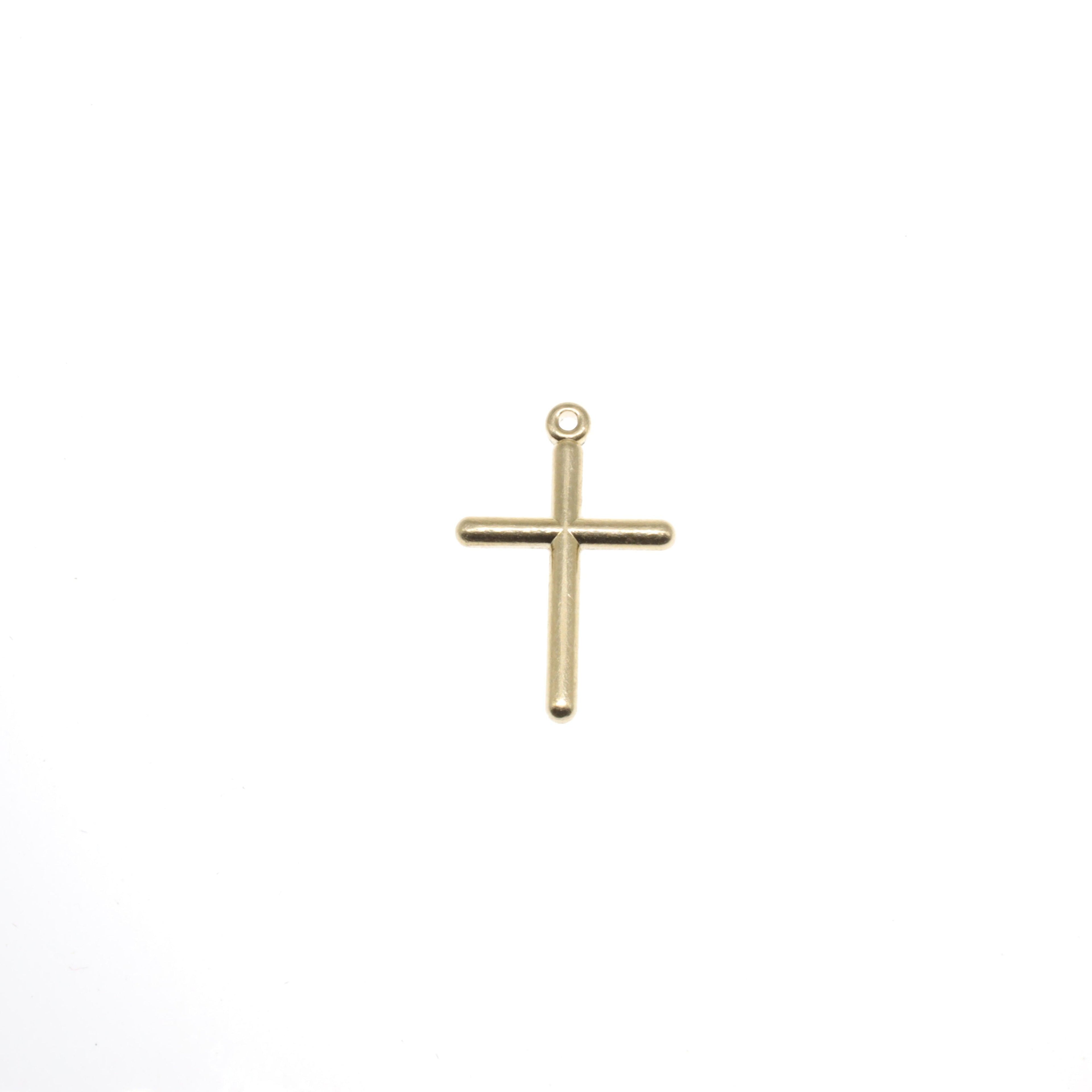 14k Cross Charm - Nashelle