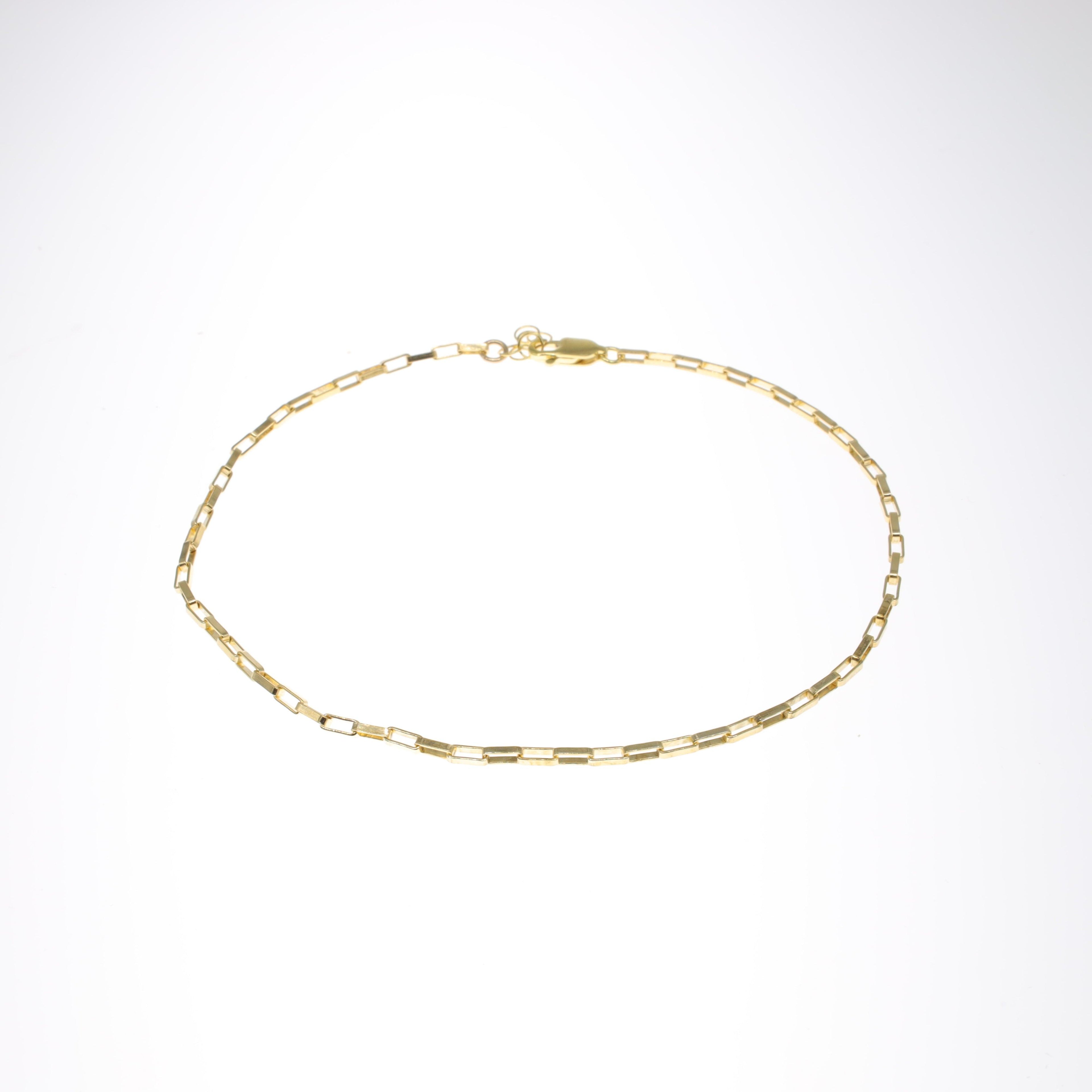 Box Chain Anklet - Nashelle