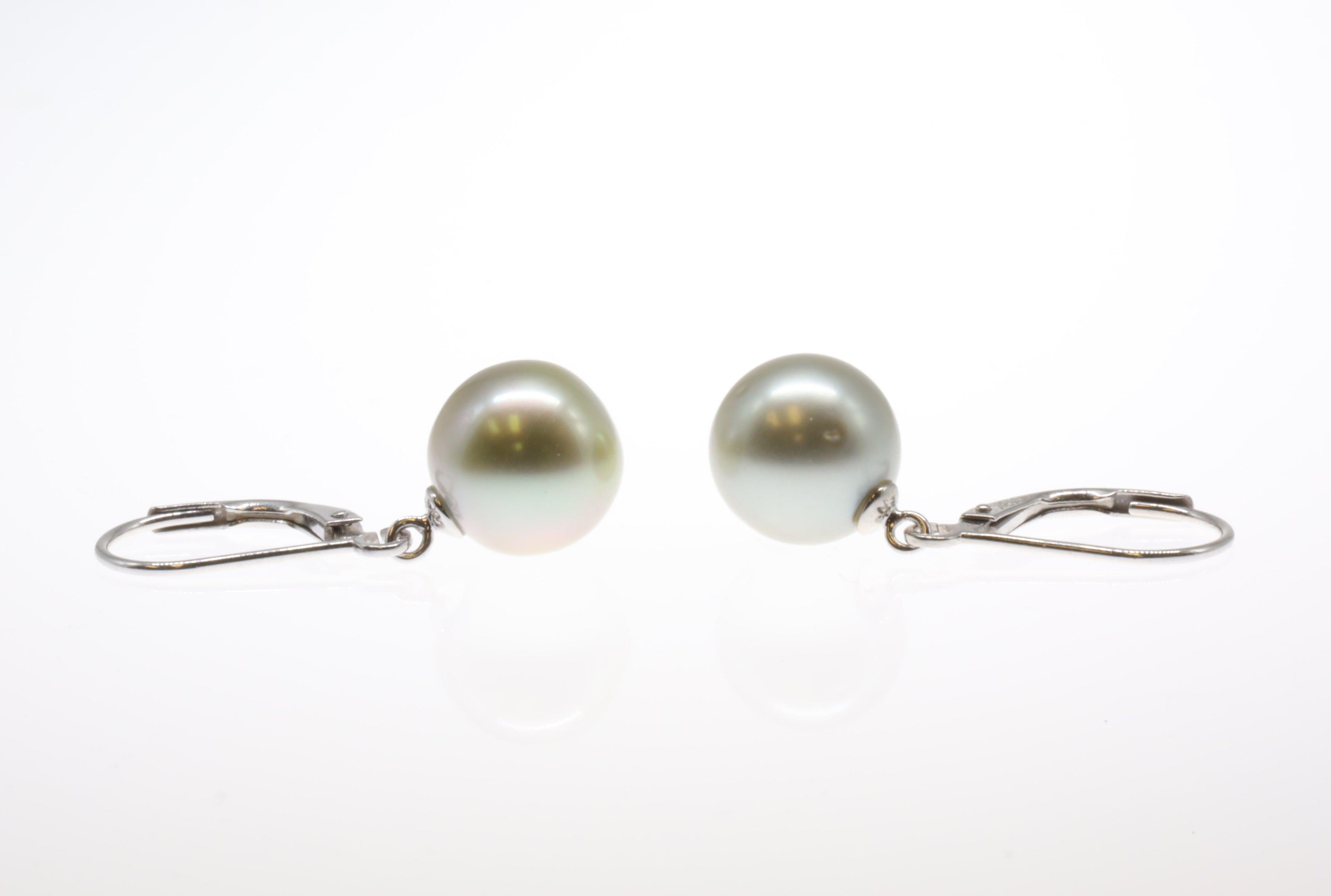 South Sea Pearl Lever Back Drop Earrings - Nashelle