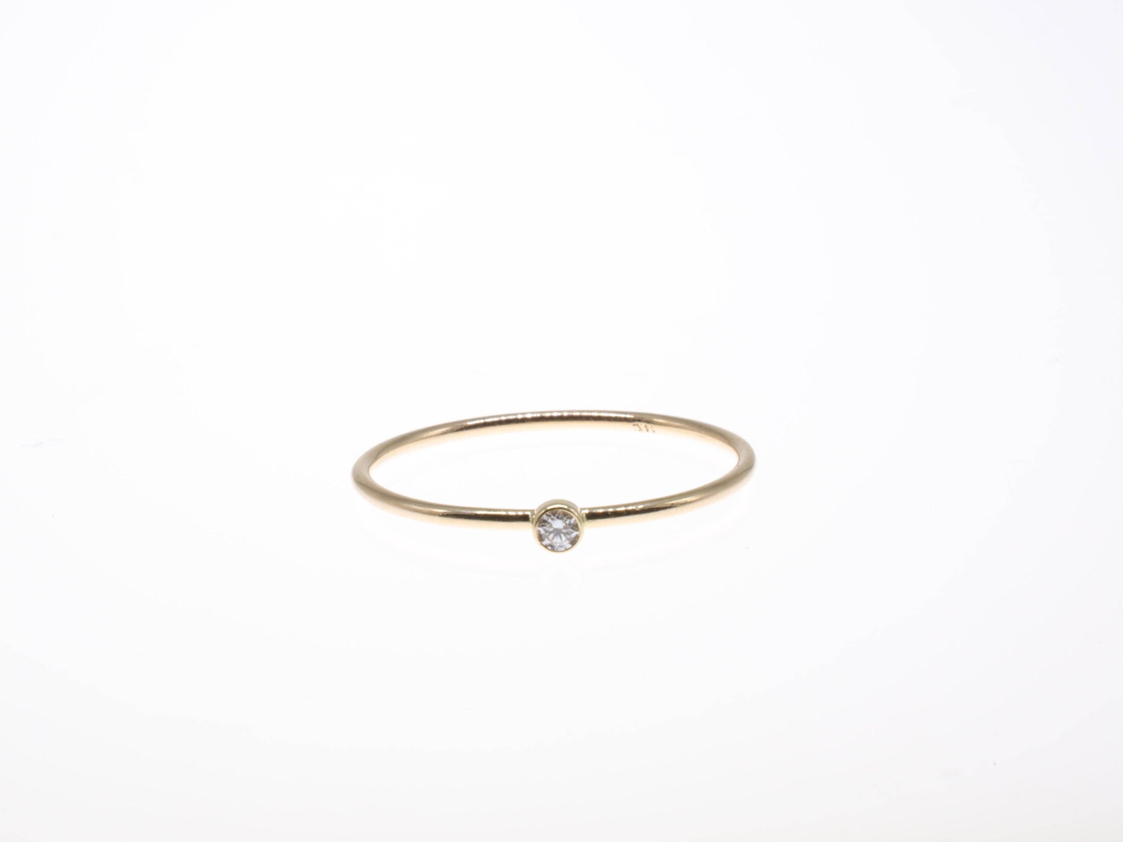 Diamond Stacking Ring - Nashelle