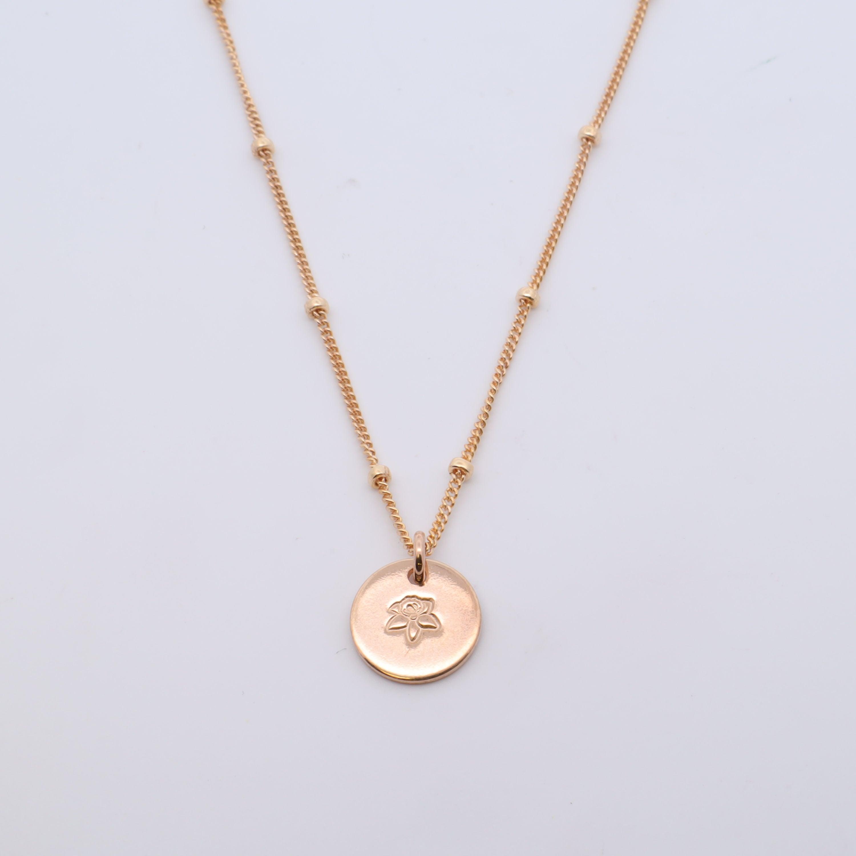 Petite Birth Flower Necklace - Nashelle