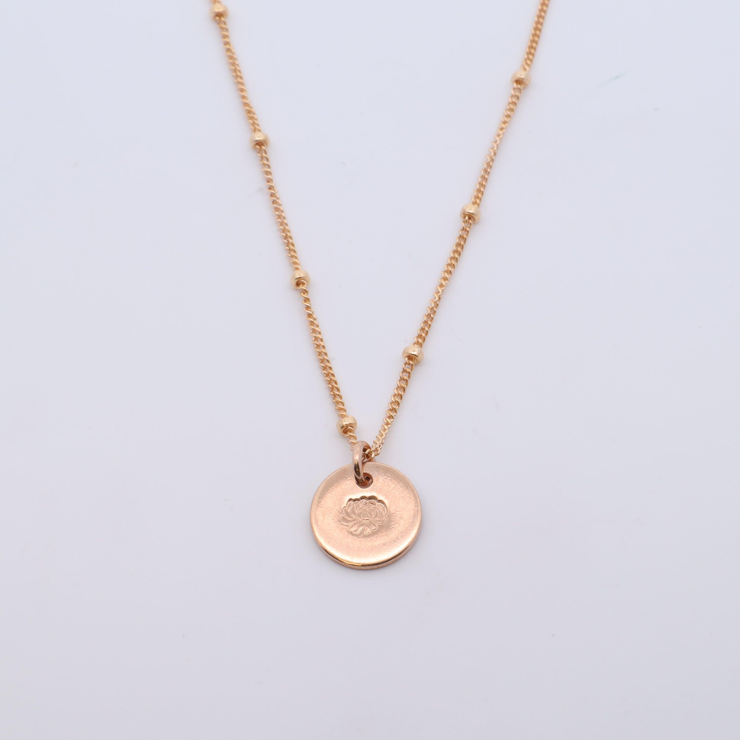 Petite Birth Flower Necklace - Nashelle