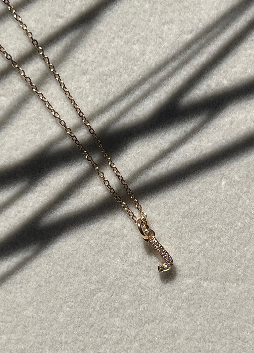 Diamond Letter Necklace - Nashelle