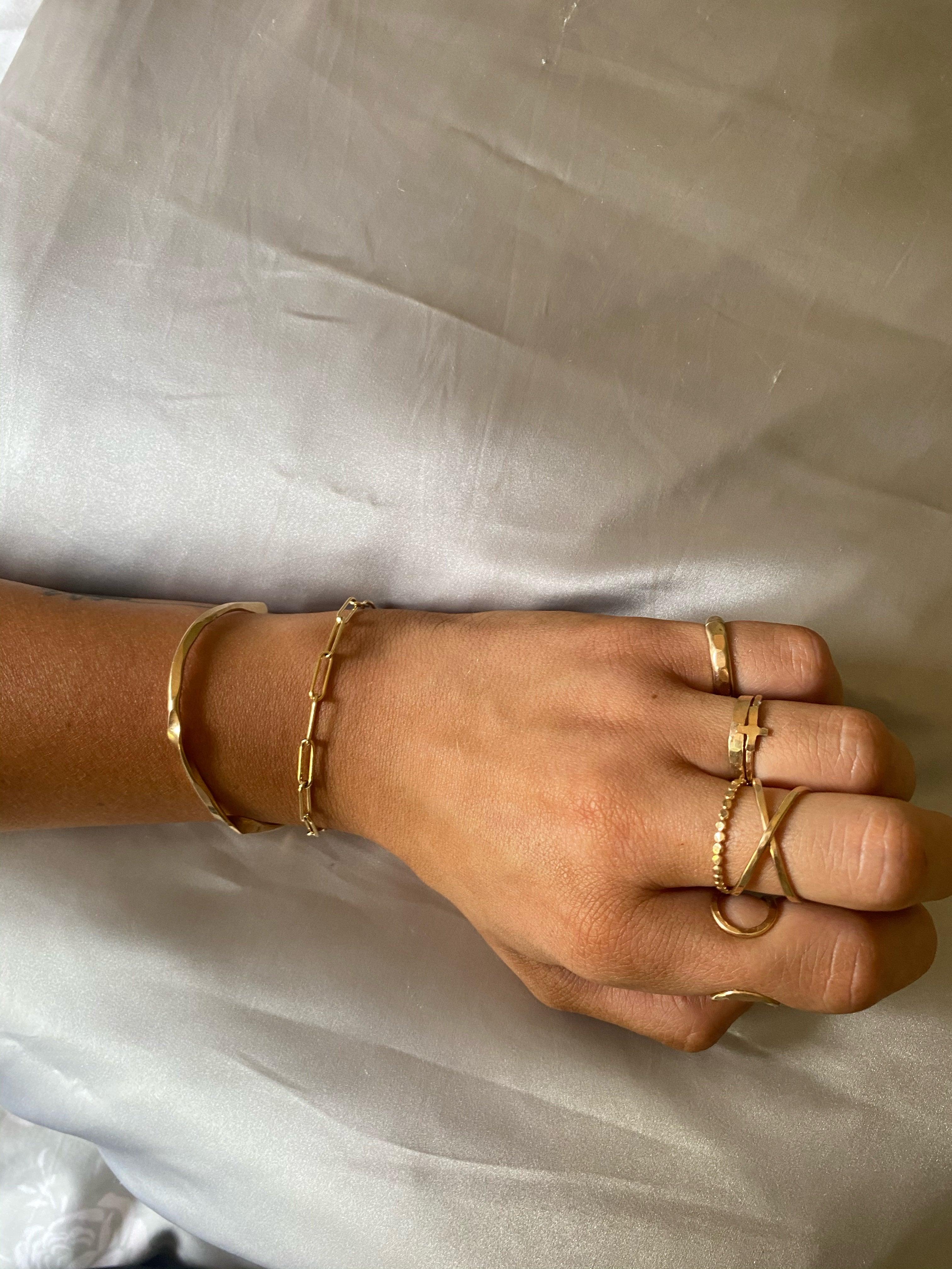 Cross Charm Ring - Nashelle